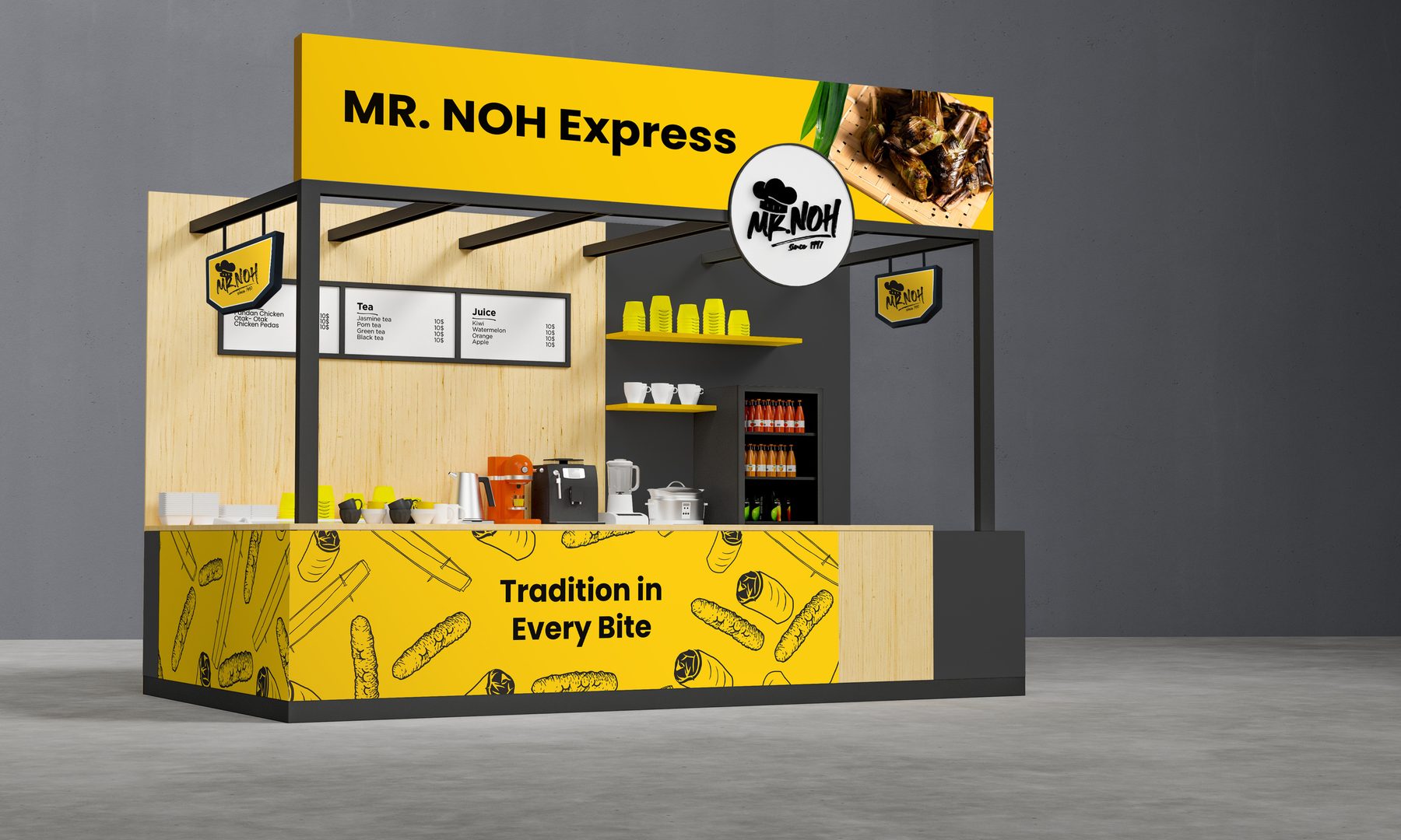 MR. NOH Express kiosk counter